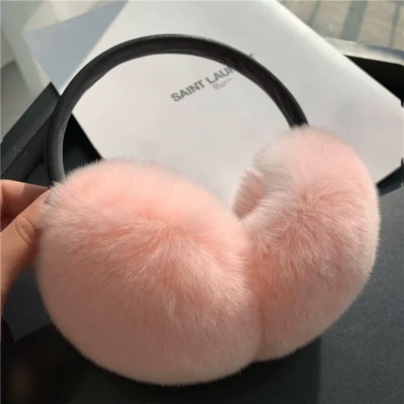 rabbit fur earmuffs