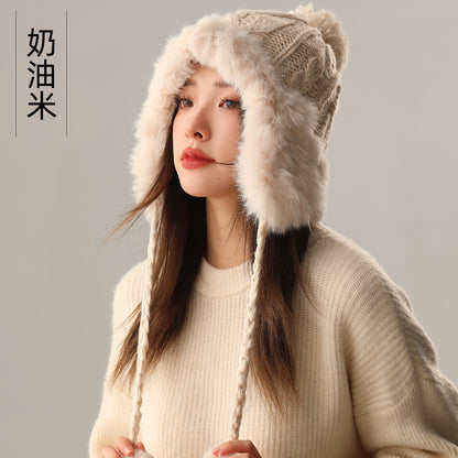 Rabbit Fur Hat