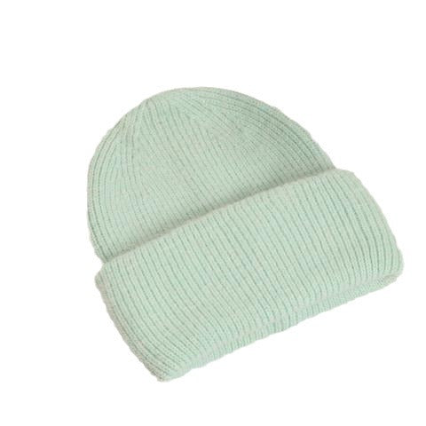 Rabbit Fur Knitted Winter Beanie