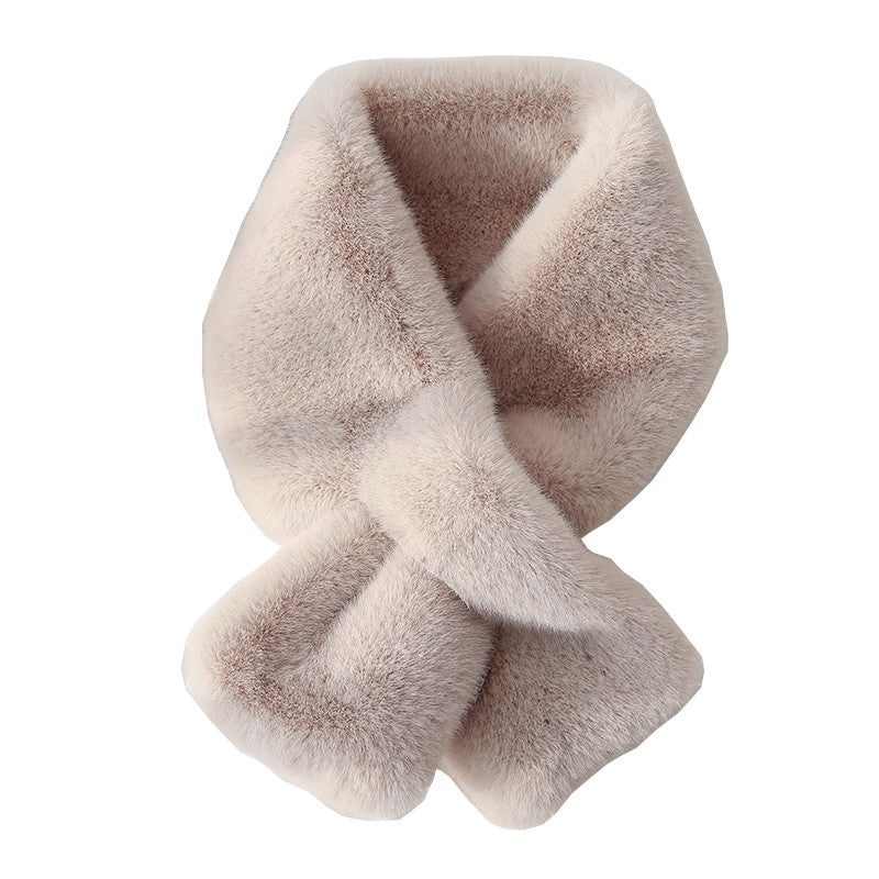 Rabbit fur scarf