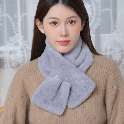 Rabbit fur scarf