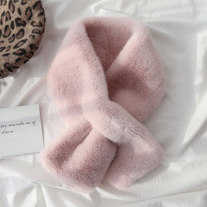 Rabbit fur scarf