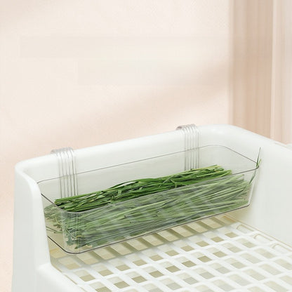 Rabbit grass rack
