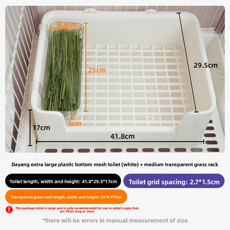 Rabbit grass rack