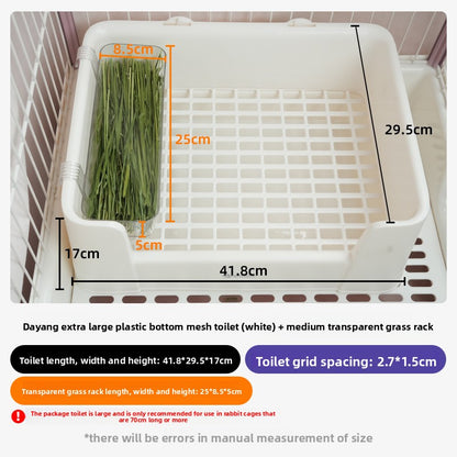 Rabbit grass rack