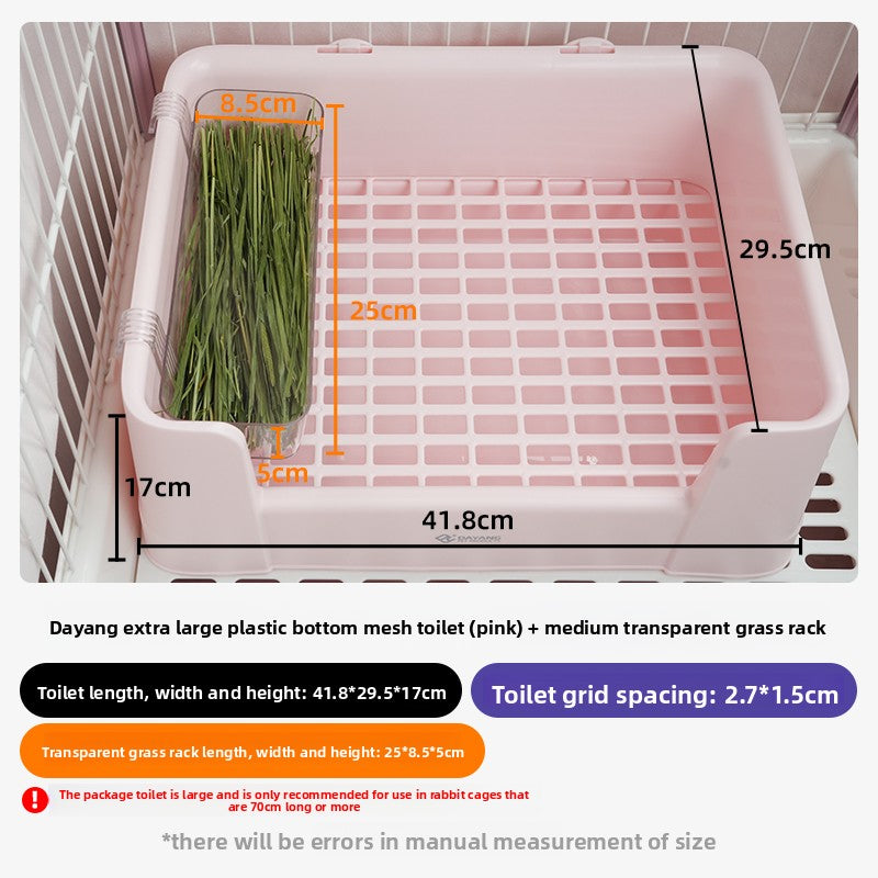 Rabbit grass rack