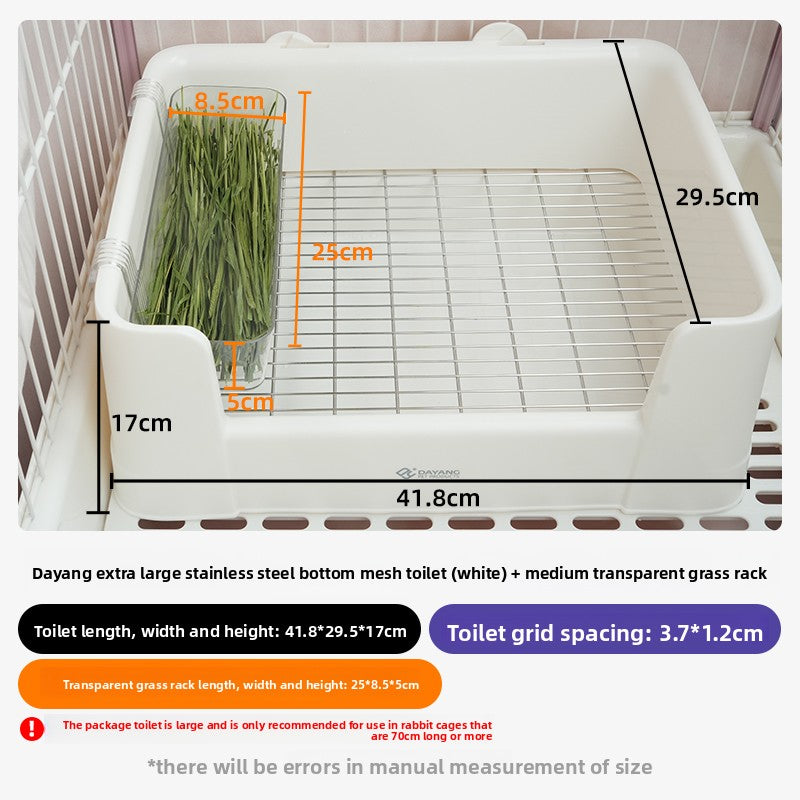 Rabbit grass rack