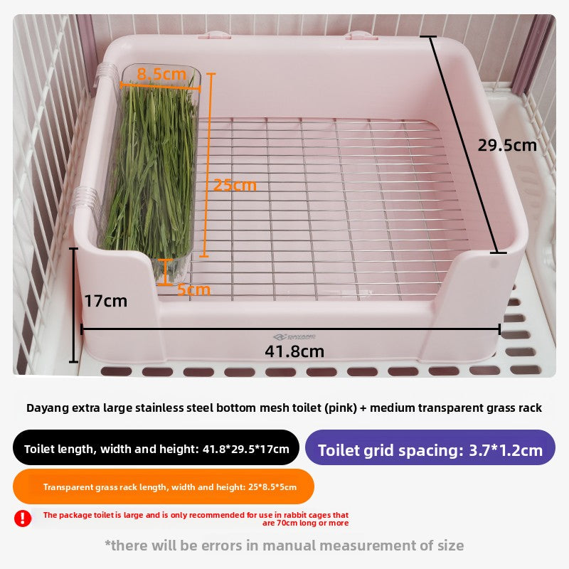 Rabbit grass rack