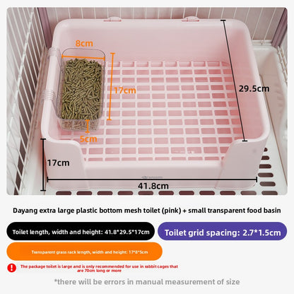 Rabbit grass rack