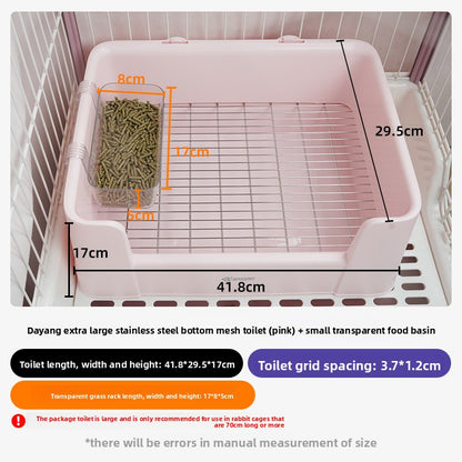 Rabbit grass rack