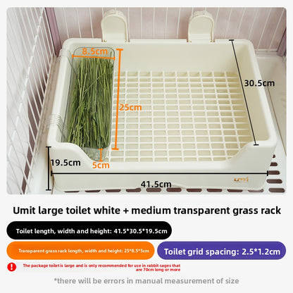Rabbit grass rack
