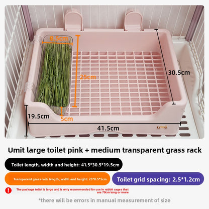 Rabbit grass rack