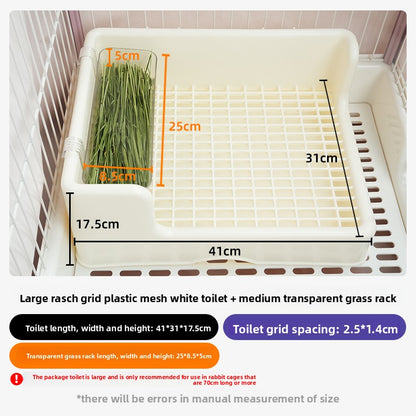 Rabbit grass rack