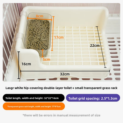 Rabbit grass rack