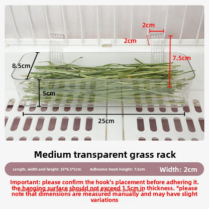 Rabbit grass rack