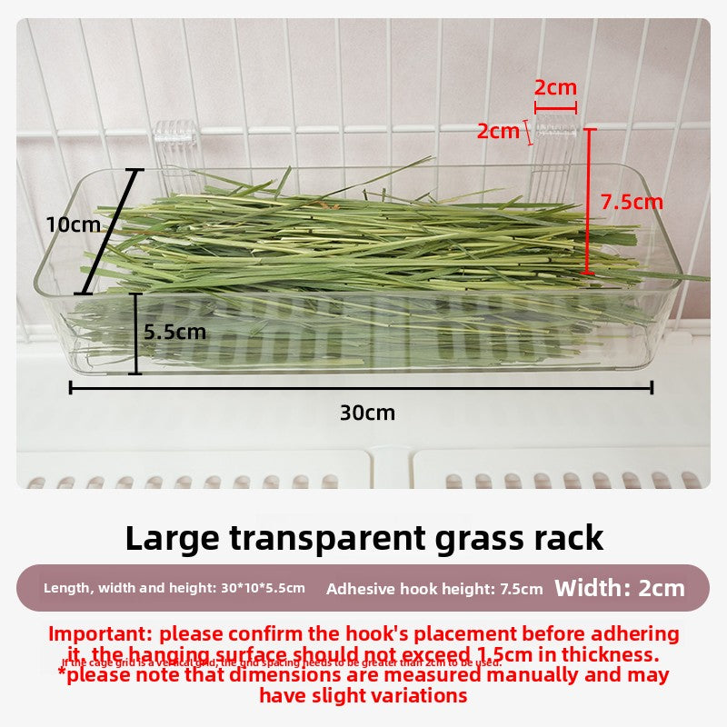Rabbit grass rack