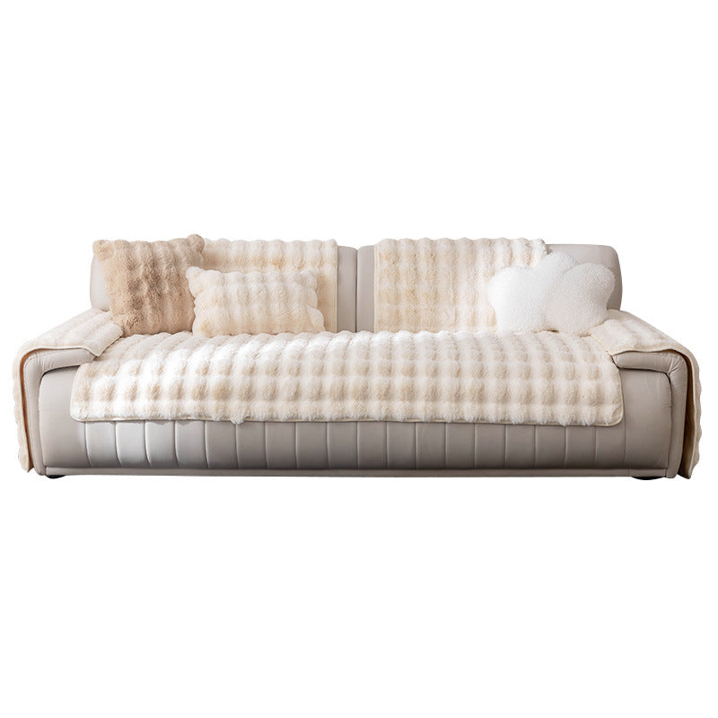 Rabbit Plush Sofa Cushion Cover