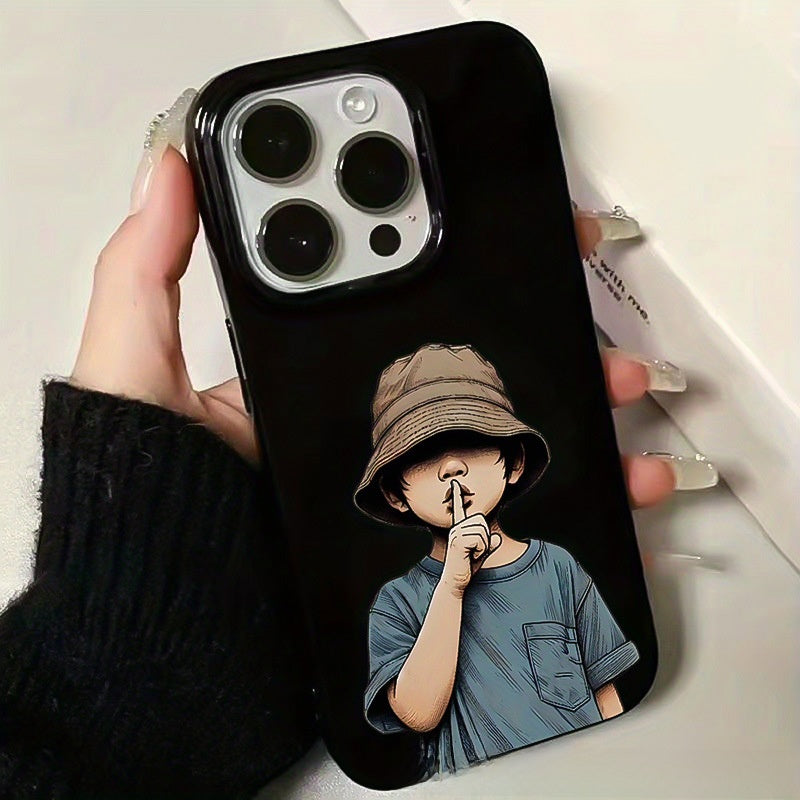 Raccoon Cat Design iPhone Case