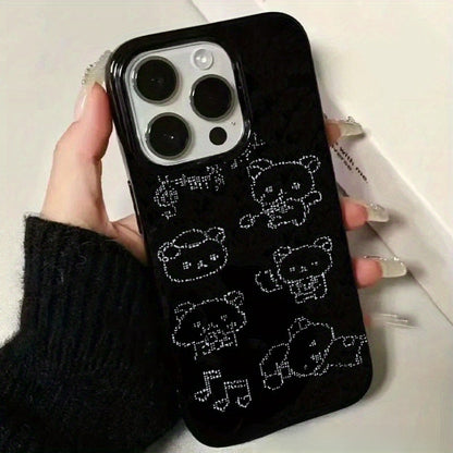 Raccoon Cat Design iPhone Case