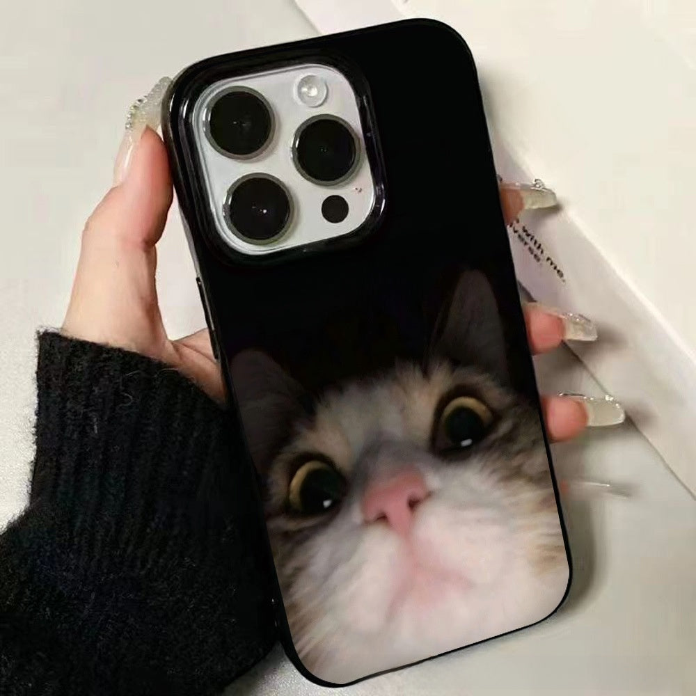 Raccoon Cat Design iPhone Case
