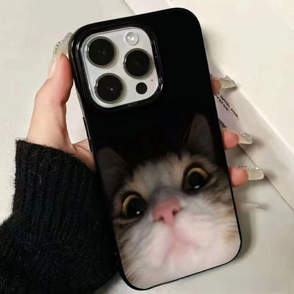 Raccoon Cat Design iPhone Case