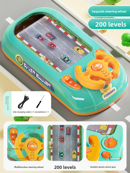 Racing game console