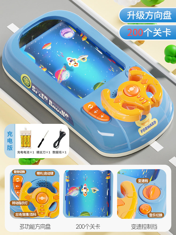 Racing game console
