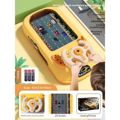 Racing game console