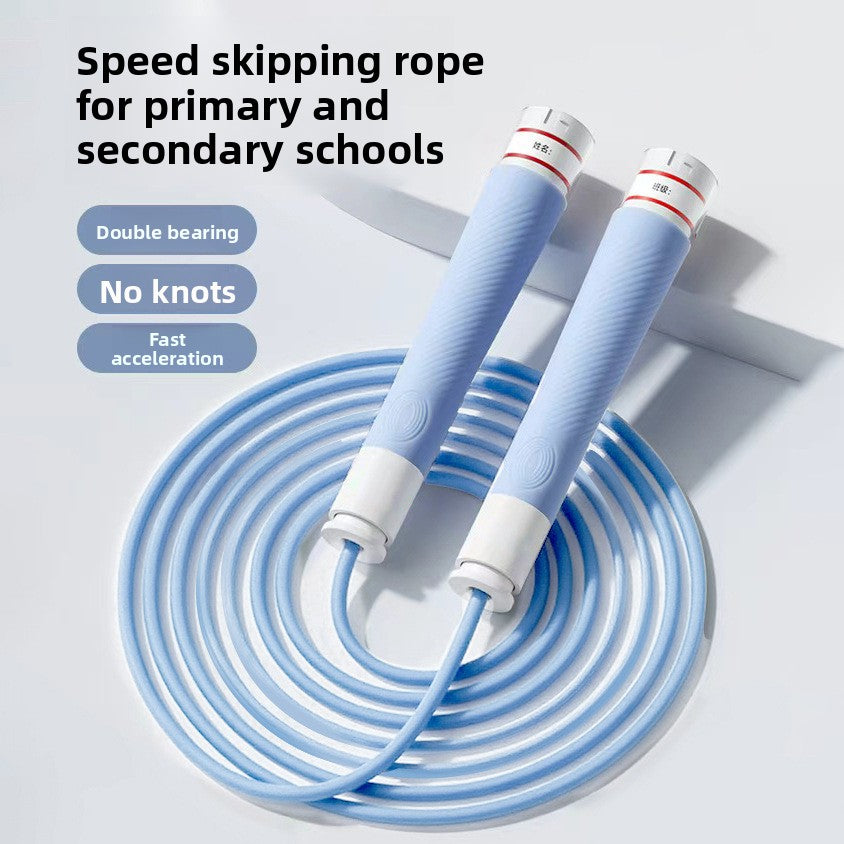 Racing jump rope adjustable double bearing jump rope fitness sports equipment