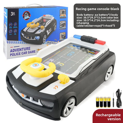 Racing Simulation Steering Wheel Educational Game Console