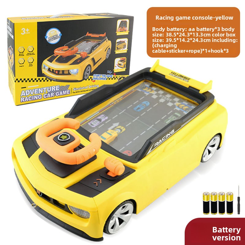 Racing Simulation Steering Wheel Educational Game Console