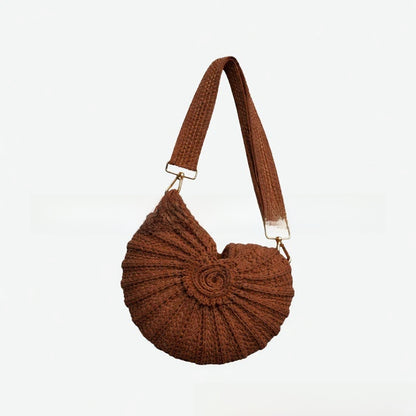 Radiant Nautilus Shell Bag
