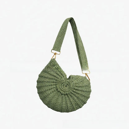 Radiant Nautilus Shell Bag