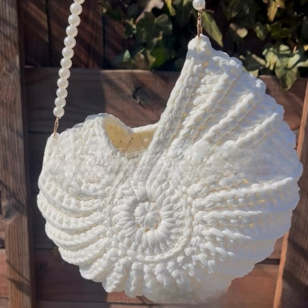 Radiant Nautilus Shell Bag