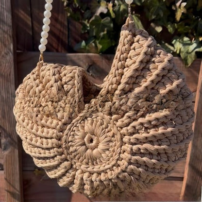 Radiant Nautilus Shell Bag