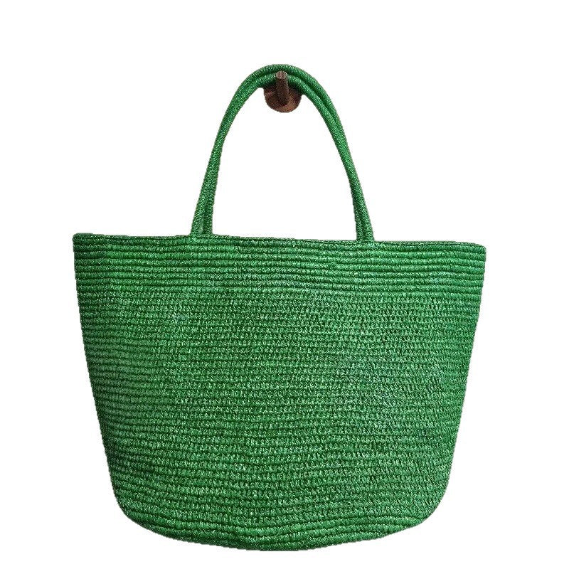 Raffia Woven Tote Bag