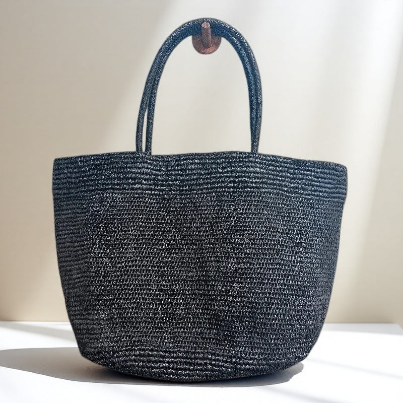 Raffia Woven Tote Bag