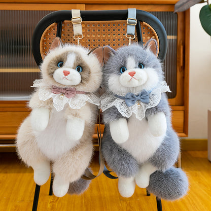 Ragdoll Cat Backpack Plush Toy Doll