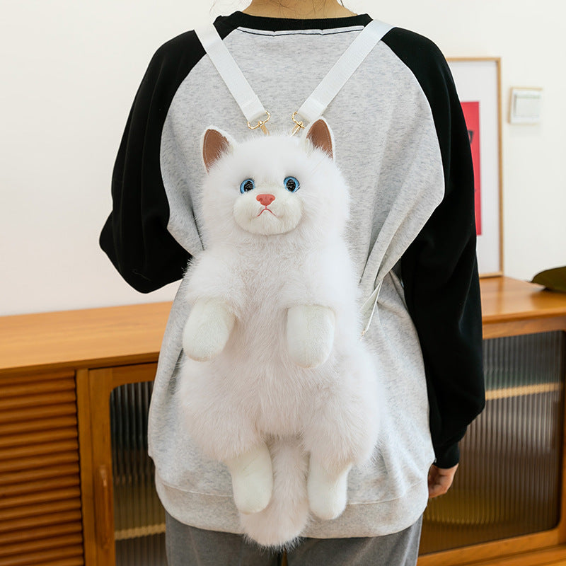 Ragdoll Cat Backpack Plush Toy Doll