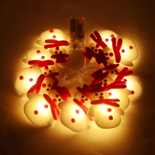 Ragdoll Snowman String Lights