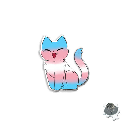 Rainbow Animal Acrylic Brooch