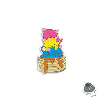 Rainbow Animal Acrylic Brooch