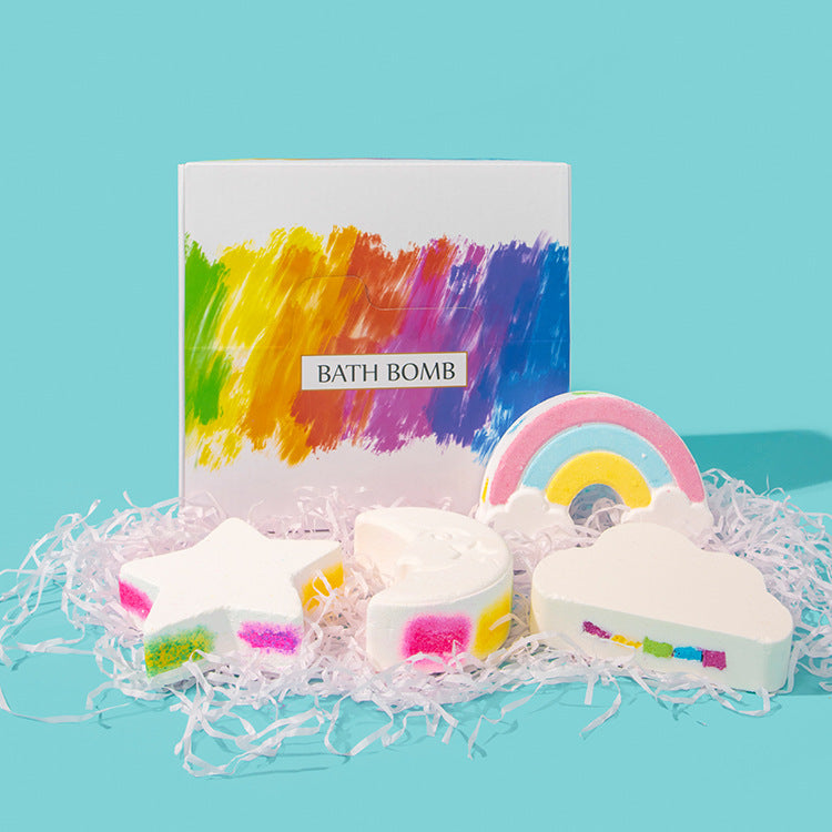 Rainbow Bath Salt Balls