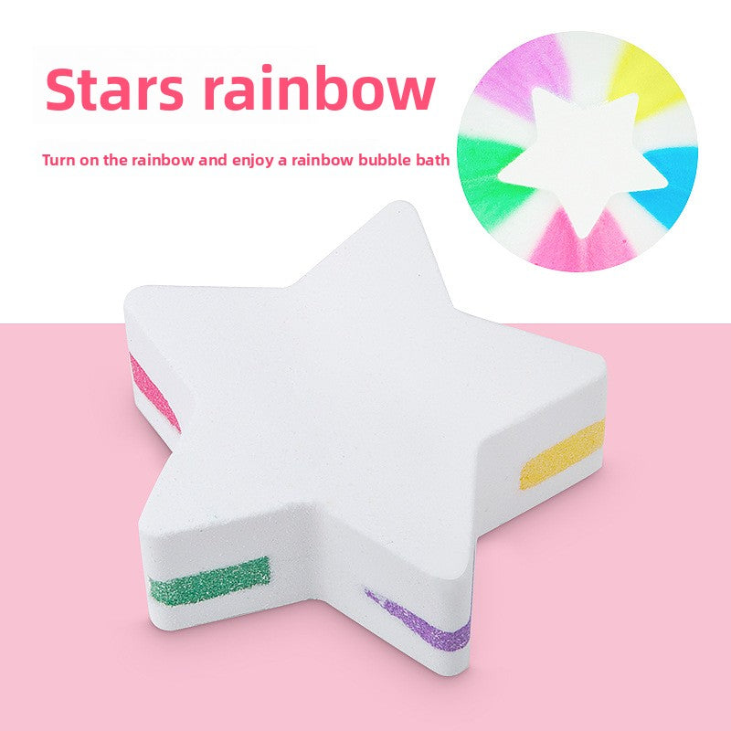 Rainbow Bath Salt Balls