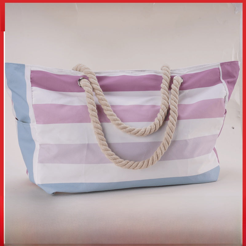 Rainbow beach bag