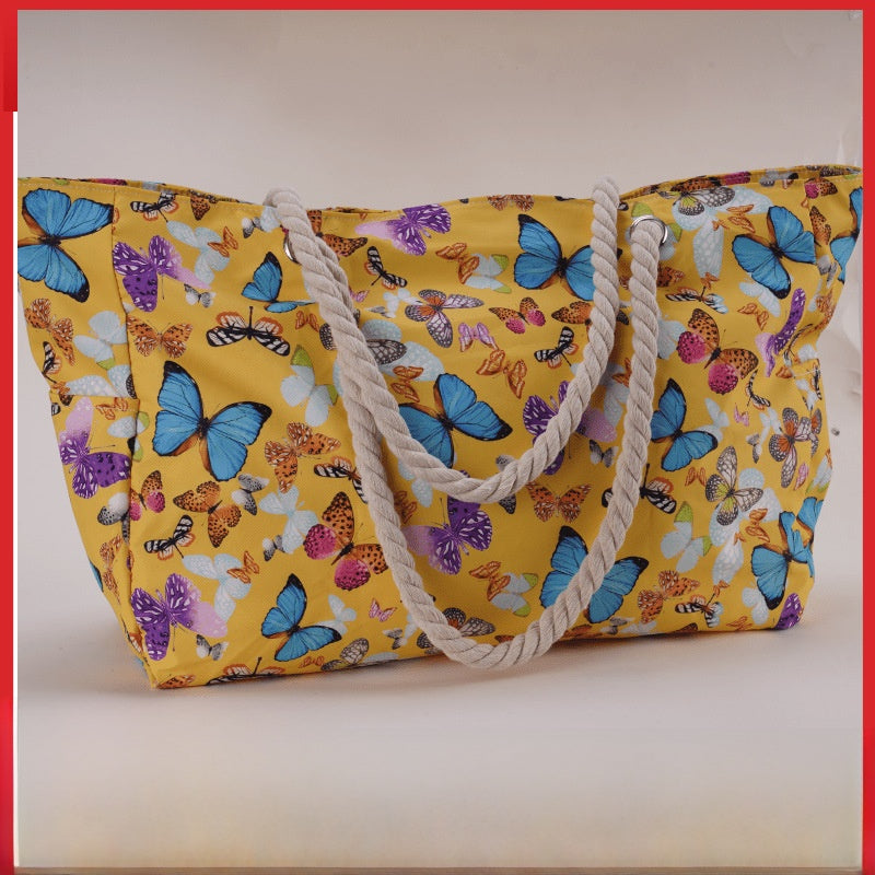 Rainbow beach bag