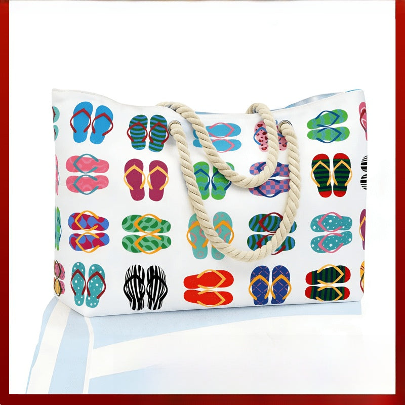 Rainbow beach bag