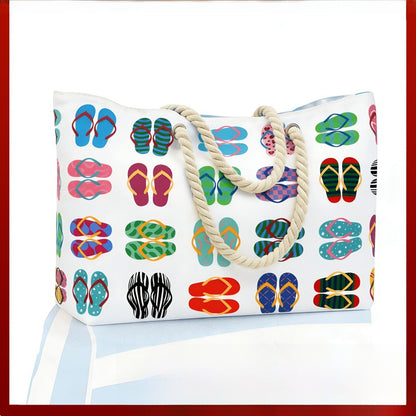 Rainbow beach bag