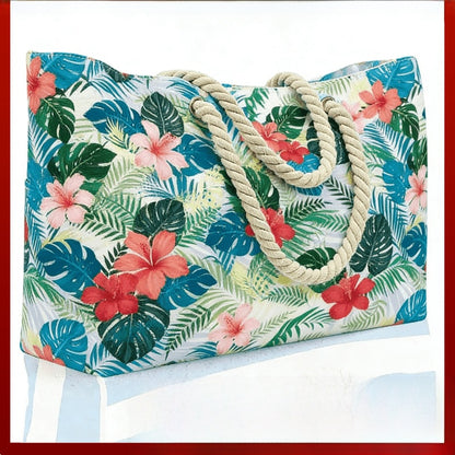 Rainbow beach bag