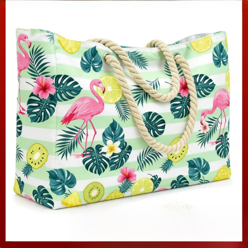 Rainbow beach bag